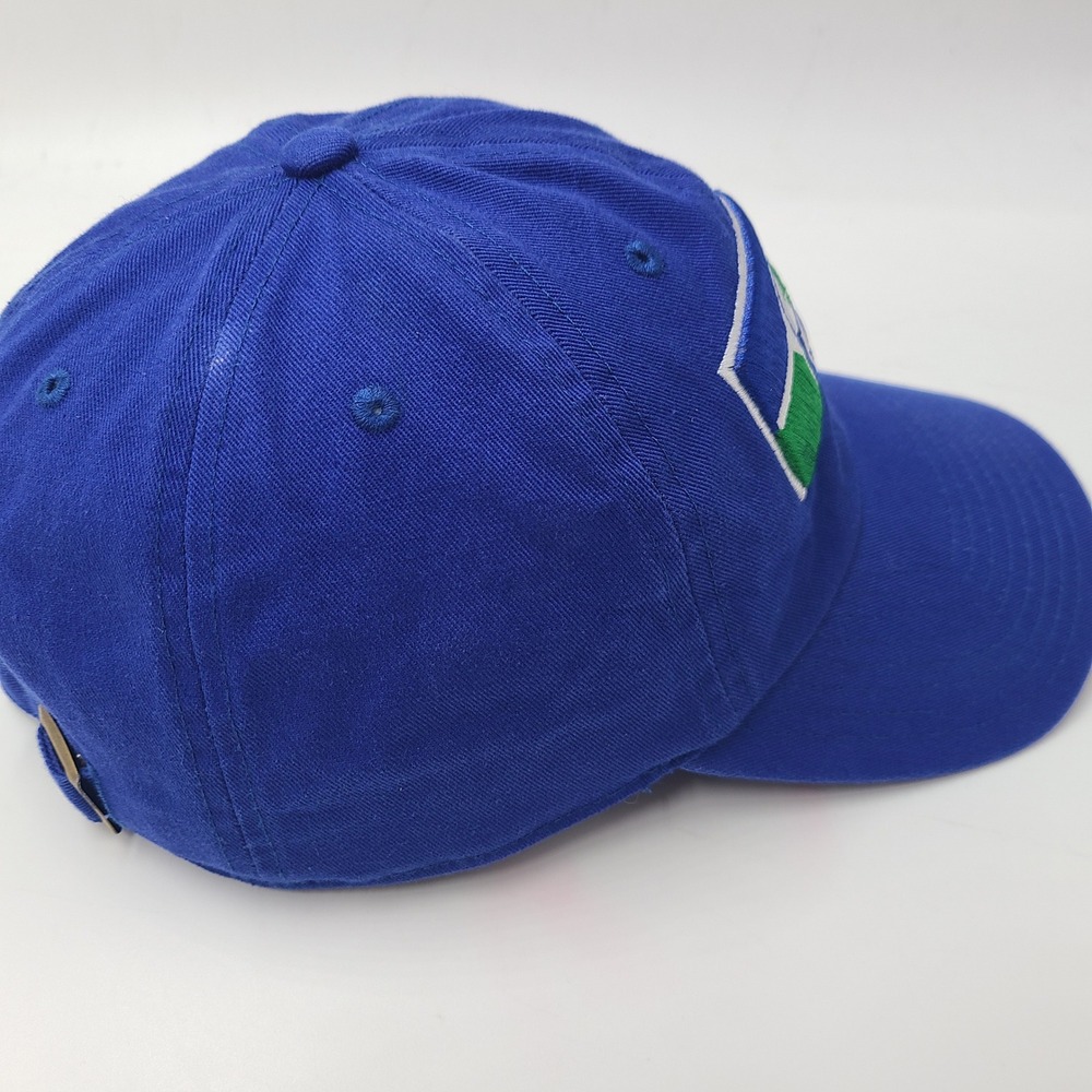 Seattle Seahawks Hat Strapback NFL Team Apparel Blue NFL Vintage Retro Logo Men - Picture 6 of 13